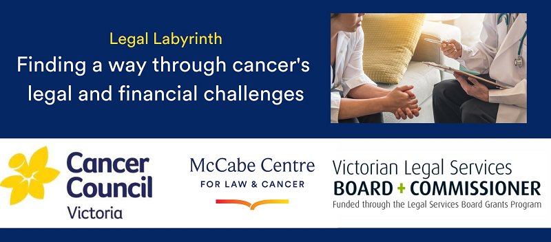 Finding a way through cancer's legal and financial challenges banner